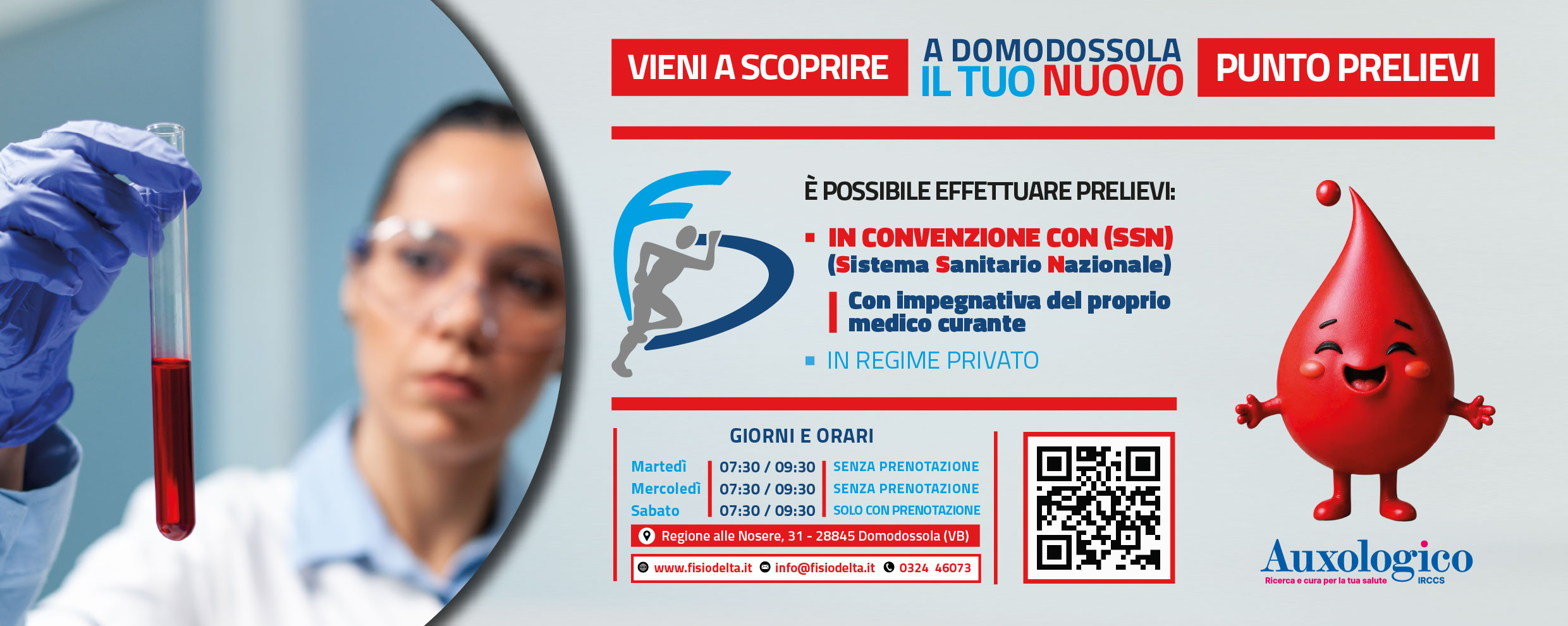 Fisiodelta Prelievi del sangue